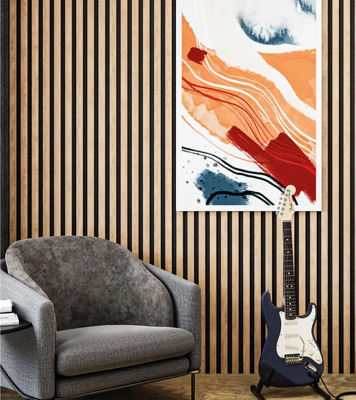 Acoustic wall covering