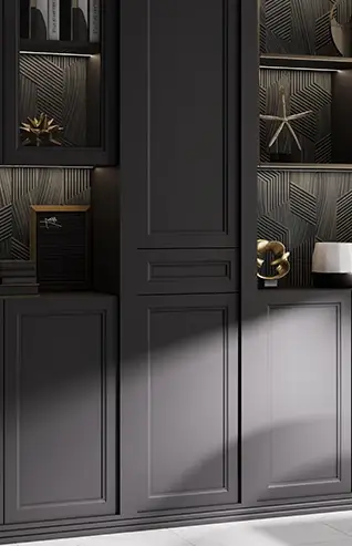 Decoration and shelves